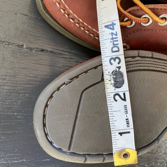 LL Bean Blucher Mocs 5 brown leather - Picture 12 of 12